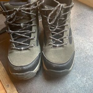 Boys Black and Gray Hiking Boots worn a handful of times excellent condition